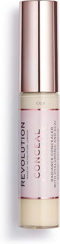 Makeup Revolution, Correcteur de teint et hydratation, C0.2, 13ml — Maquillage
