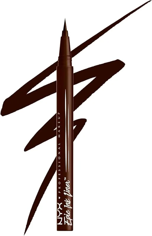 NYX Professional Makeup Eyeliner Liquide à Pointe Feutre Epic Ink Liner, Waterproof — Maquillage