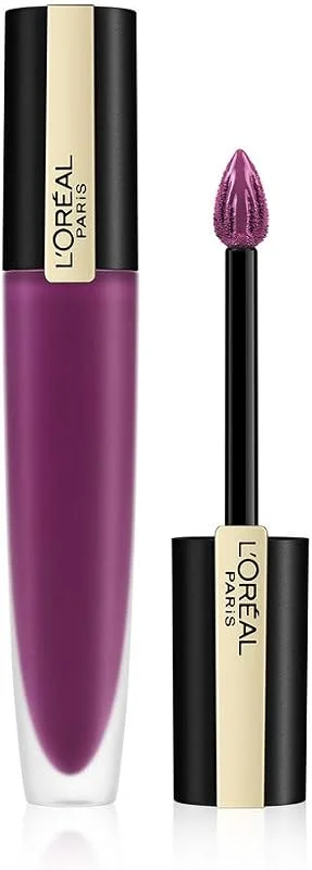 L’Oréal Paris – Encre à Lèvres Liquide Mate – Rouge Signature – Teinte : I rebel (7 ml) — Maquillage