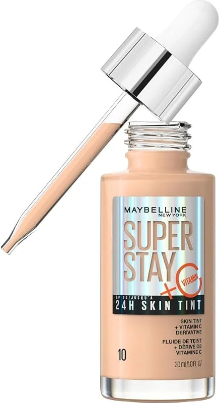Maybelline New York - Fond de Teint Fluide - Glow & Soin de la Peau - À la Vitamine C — Maquillage